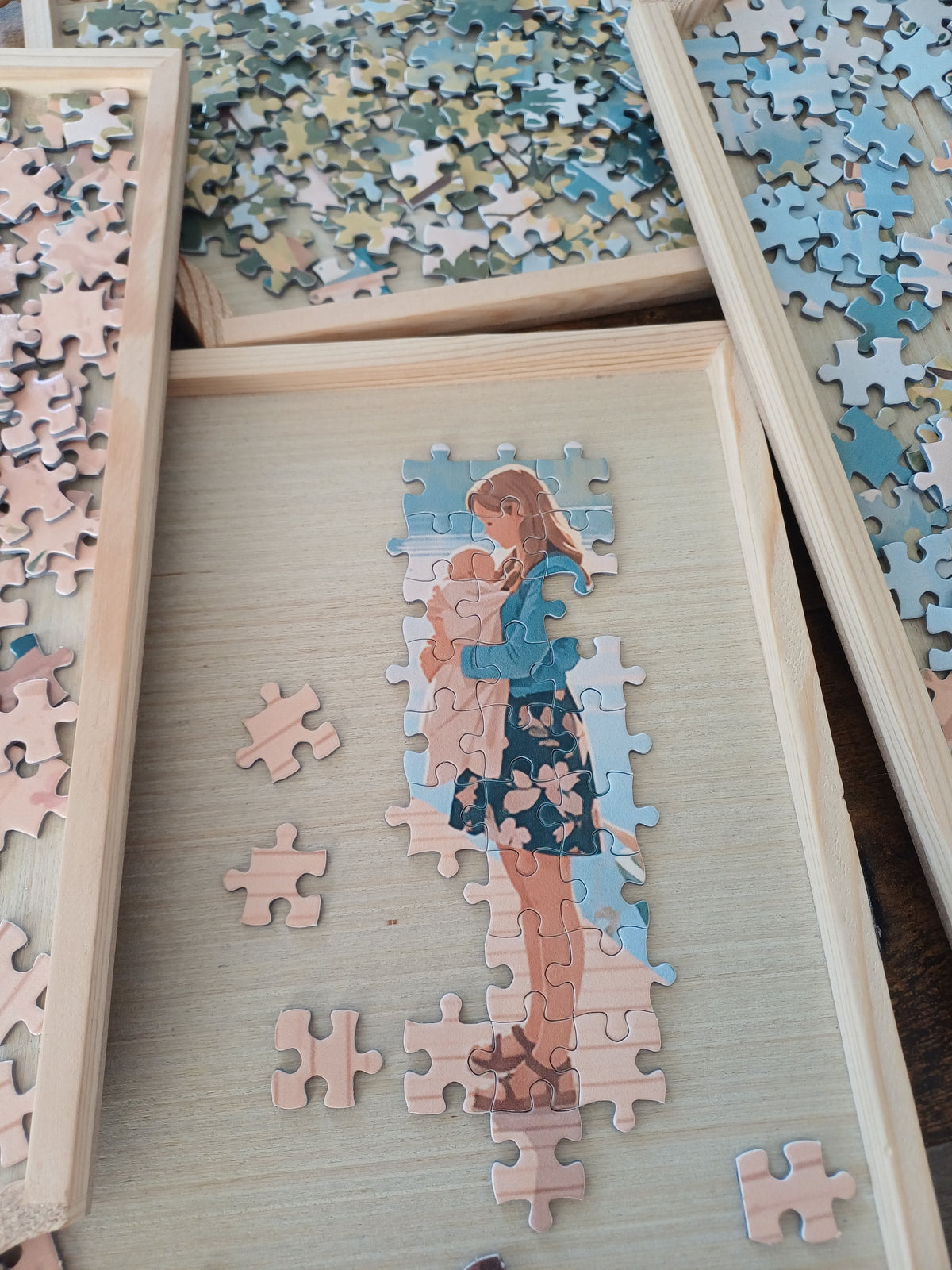 Puzzle mystere 1000 pièces "Instant Suspendu"