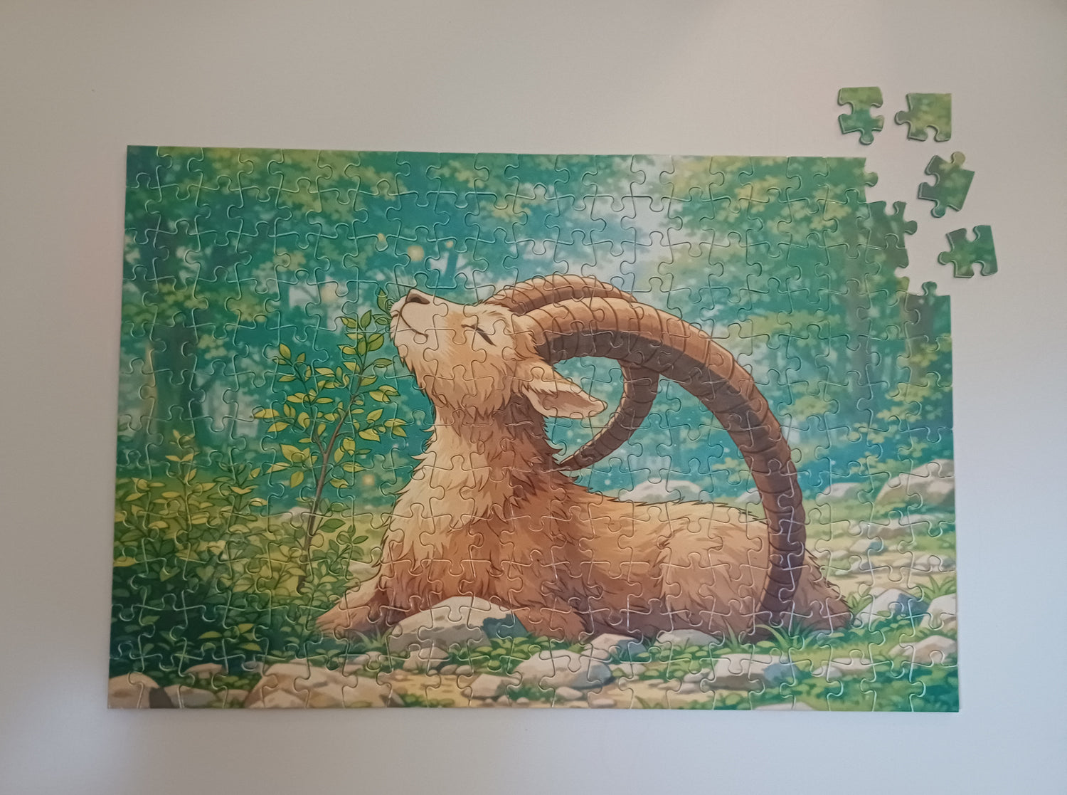 Puzzle pour enfants 252 pièces. Puzzle nature.  Animaux sauvages 