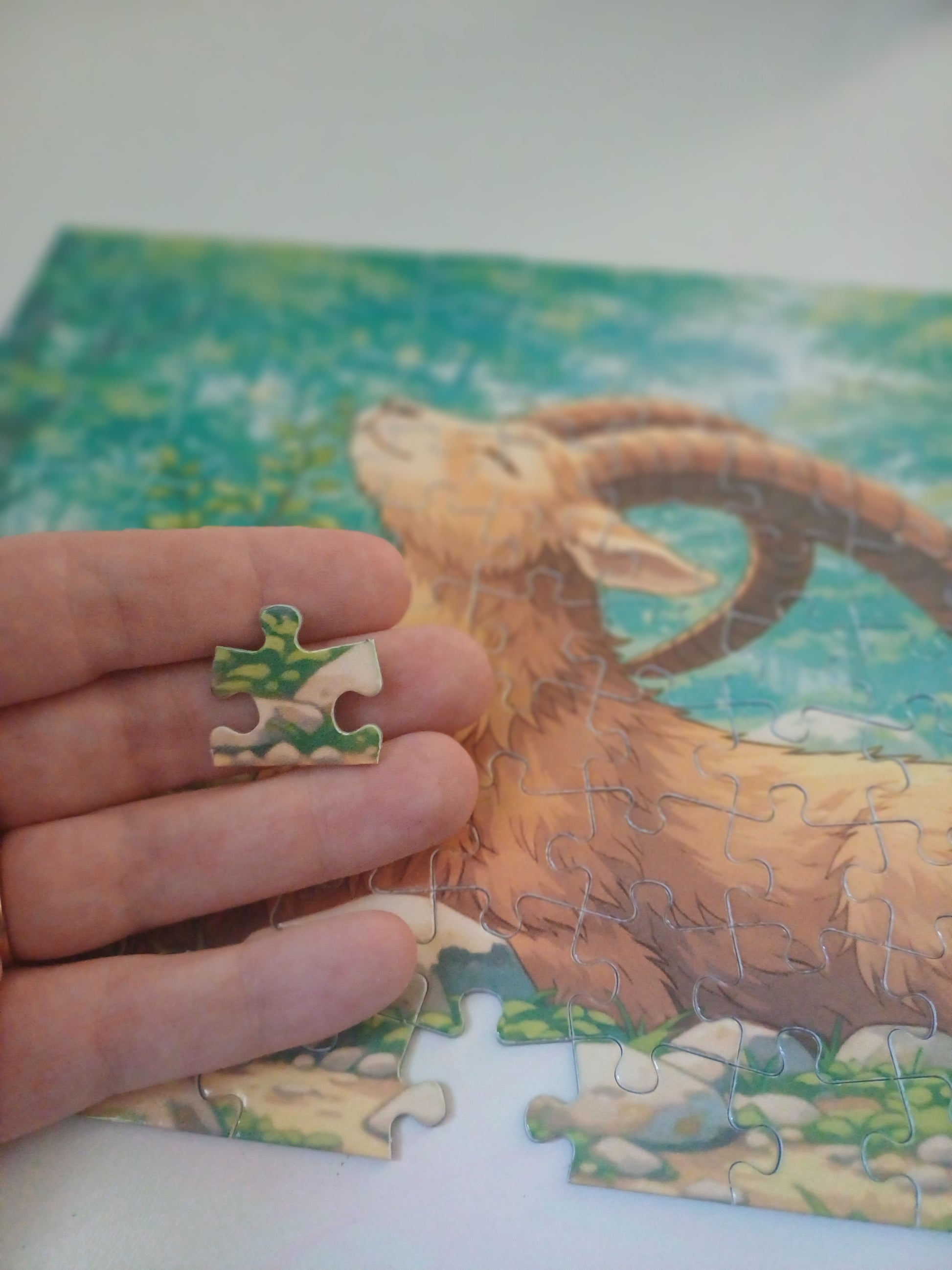 Puzzle pour enfant . Nature. Bouquetin. 120 pièces