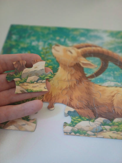 Taille de puzzle 35 pieces.  Puzzle pour enfants . Activite sans ecran 