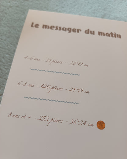 Le Messager du Matin – Puzzle 252 pièces - rouge-gorge
